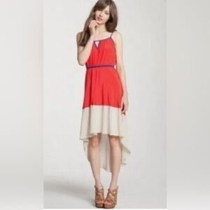 Willow & Clay Red Summer spaghetti strap Midi Dress size XS